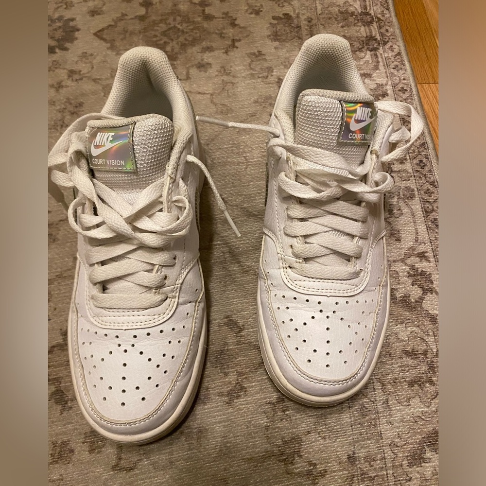 Nike Court Vision White Sneakers
